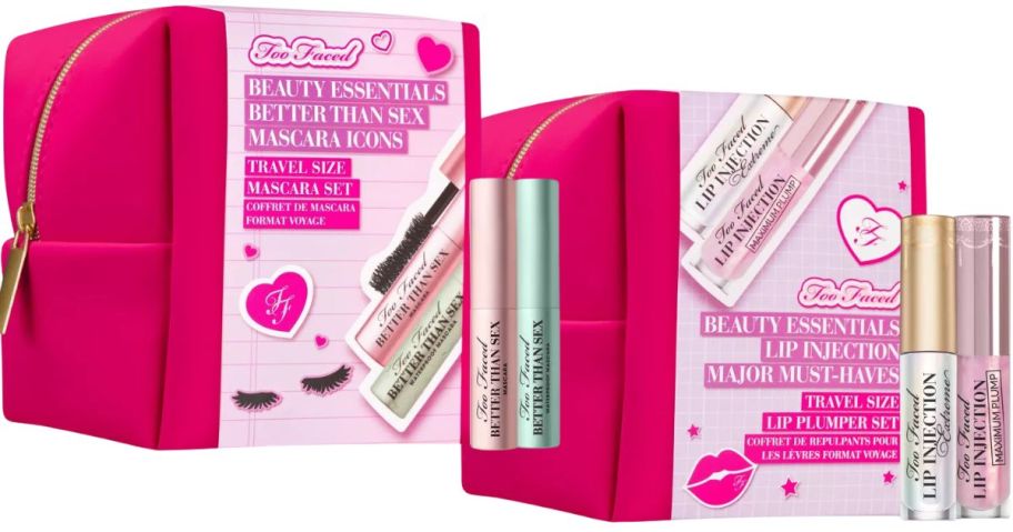 too faced beauty set stock images