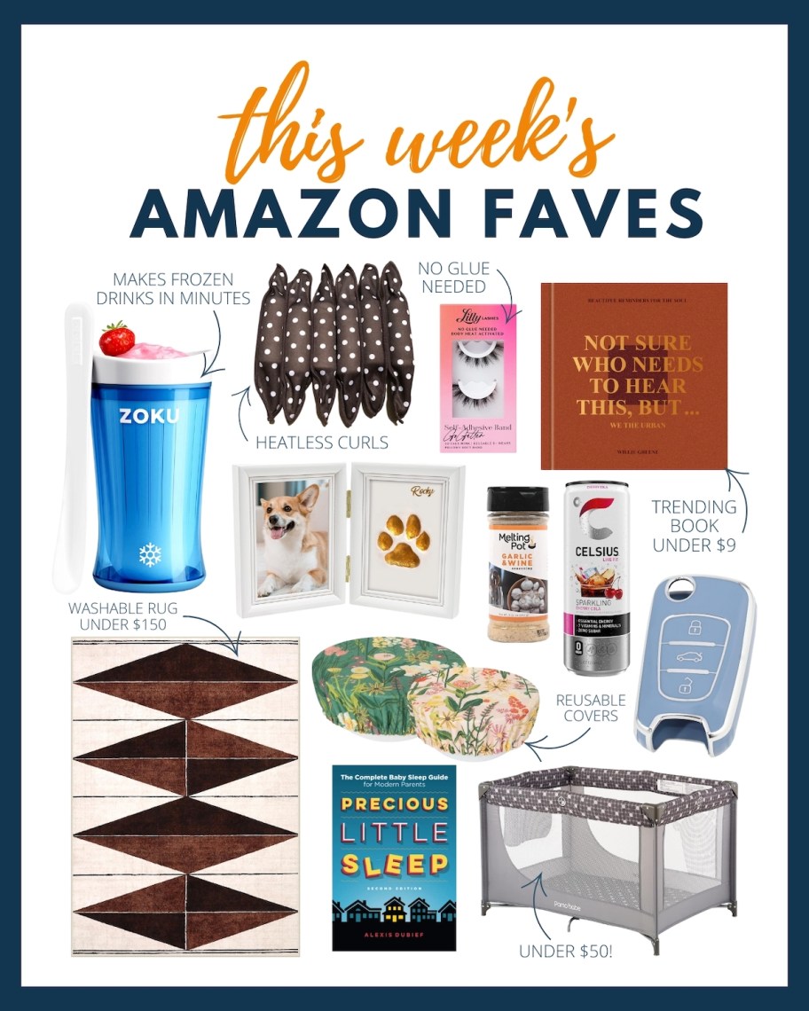 collage of this week's amazon faves 