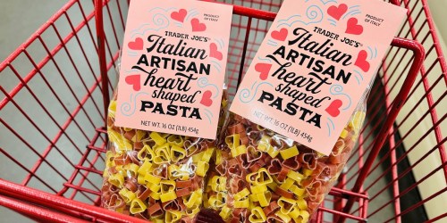 NEW Trader Joe’s Valentine’s Items: Heart Shaped Pasta, Cookies, & More!