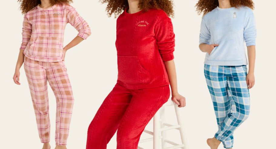 Women’s Plush Pajama Sets Just $5 on Walmart.com (Regularly $14)