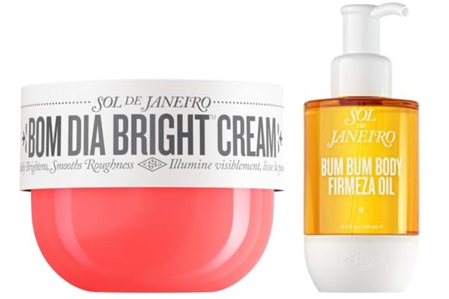 sol de janeiro bright cream and body oil