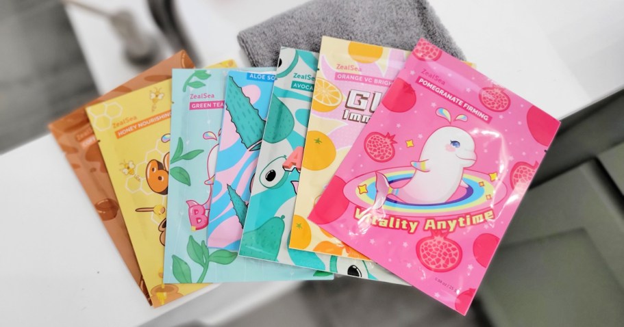 Sheet Masks 7-Pack Only $6.99 on Amazon | Thousands of 5-Star Ratings