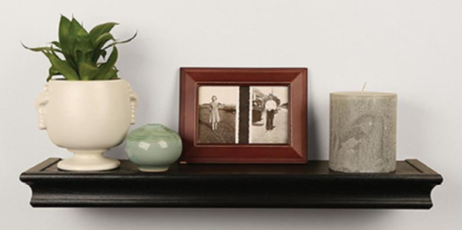 Black Beveled Floating Shelf Only $14.99 Shipped (Reg. $50)