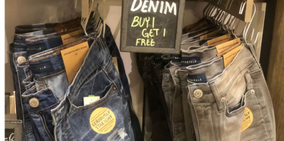 Buy 1, Get 1 Free Aeropostale Jeans + Free Shipping