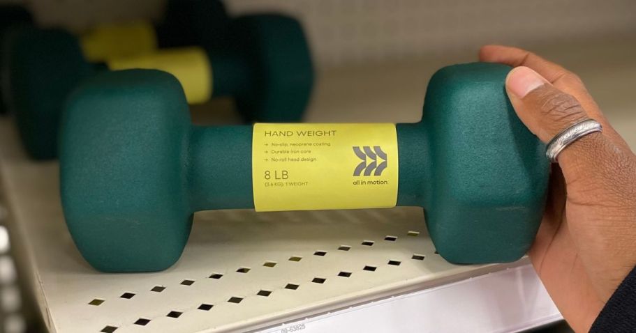 30% Off Target’s All in Motion Dumbbells & Weights | Prices from $3.49