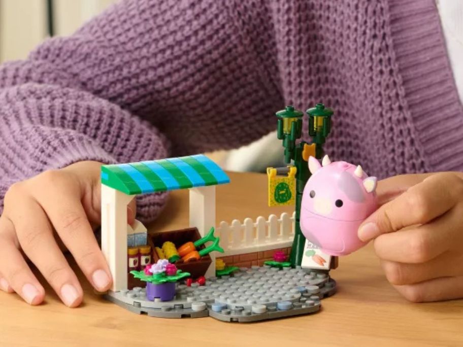 BLDR Squishmallows Patty w/ Farmers Market Small Building Set