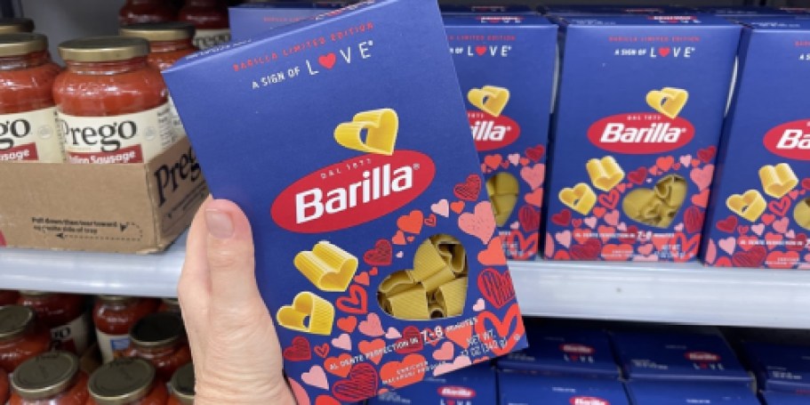 Limited Edition Barilla Heart-Shaped Pasta Only $2 Shipped on Amazon