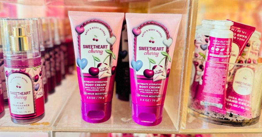 Bath & Body Works Valentine's Day Mini Hand Cream, Perfume Fog and Hand Cream