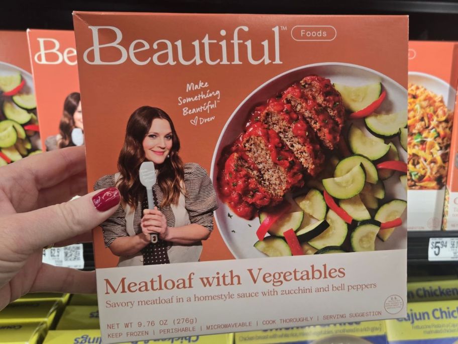 Beautiful by Drew Barrymore Frozen Meal - Meatloaf w/ Vegetables