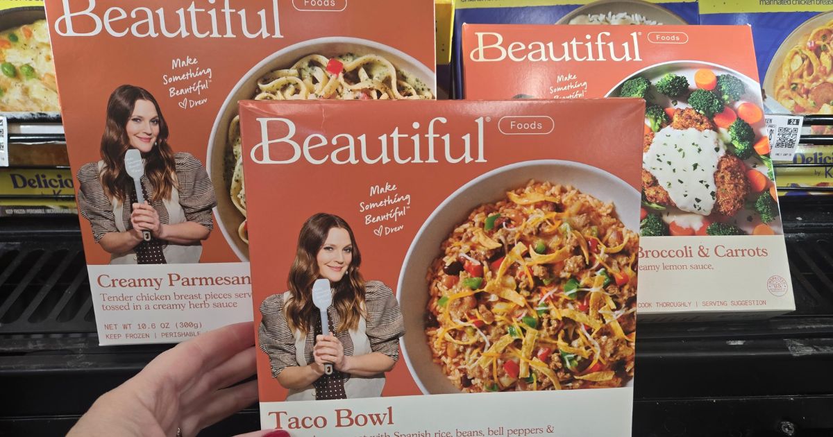 New Beautiful by Drew Barrymore Frozen Meals Available at Walmart ...