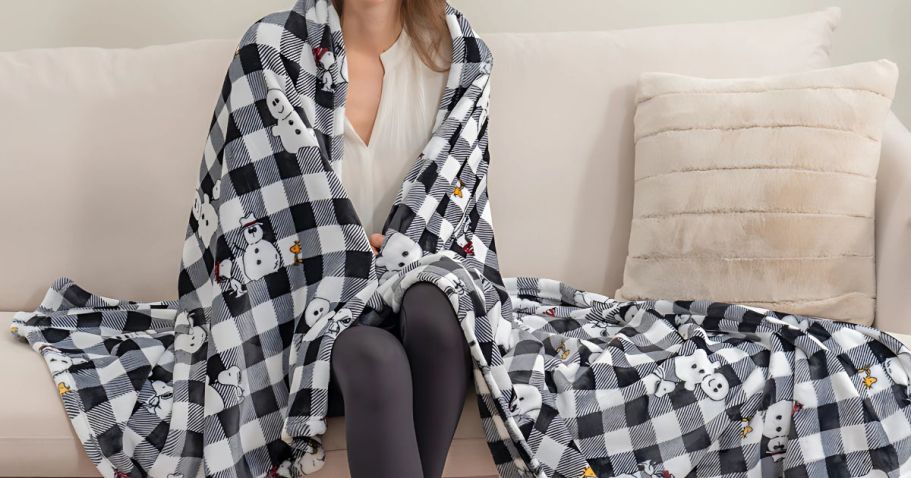 RUN! Peanuts Character Berkshire Blankets from $11.99 (Reg. $37) – Amazon Lightning Deal