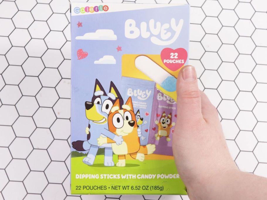 Bluey Valentine’s Classroom Exchange Kit w/ Dipping Sticks & Candy Powder Just $13 on Amazon