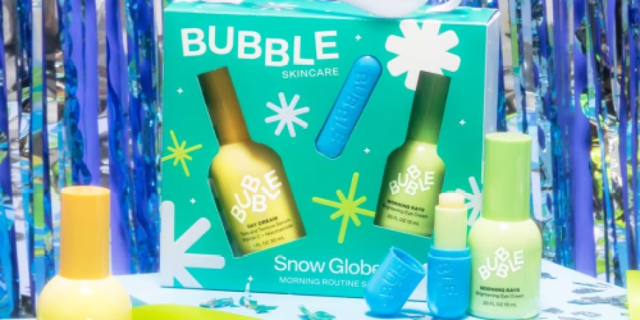 Up to 60% Off ULTA Gift Sets Sale | Bubble Skincare 3-Piece Set Only $13.50 ($40 Value)