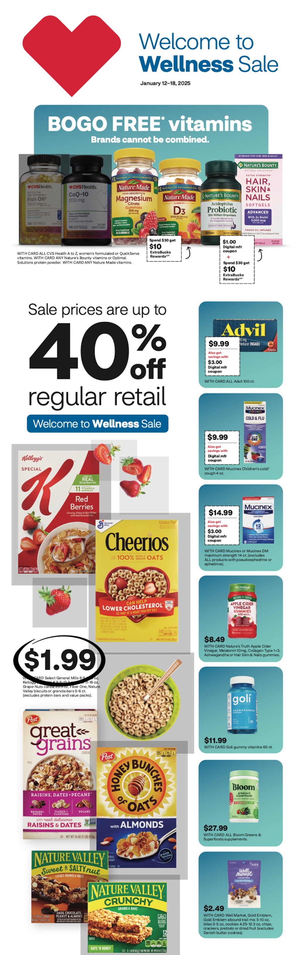 page from CVS ad