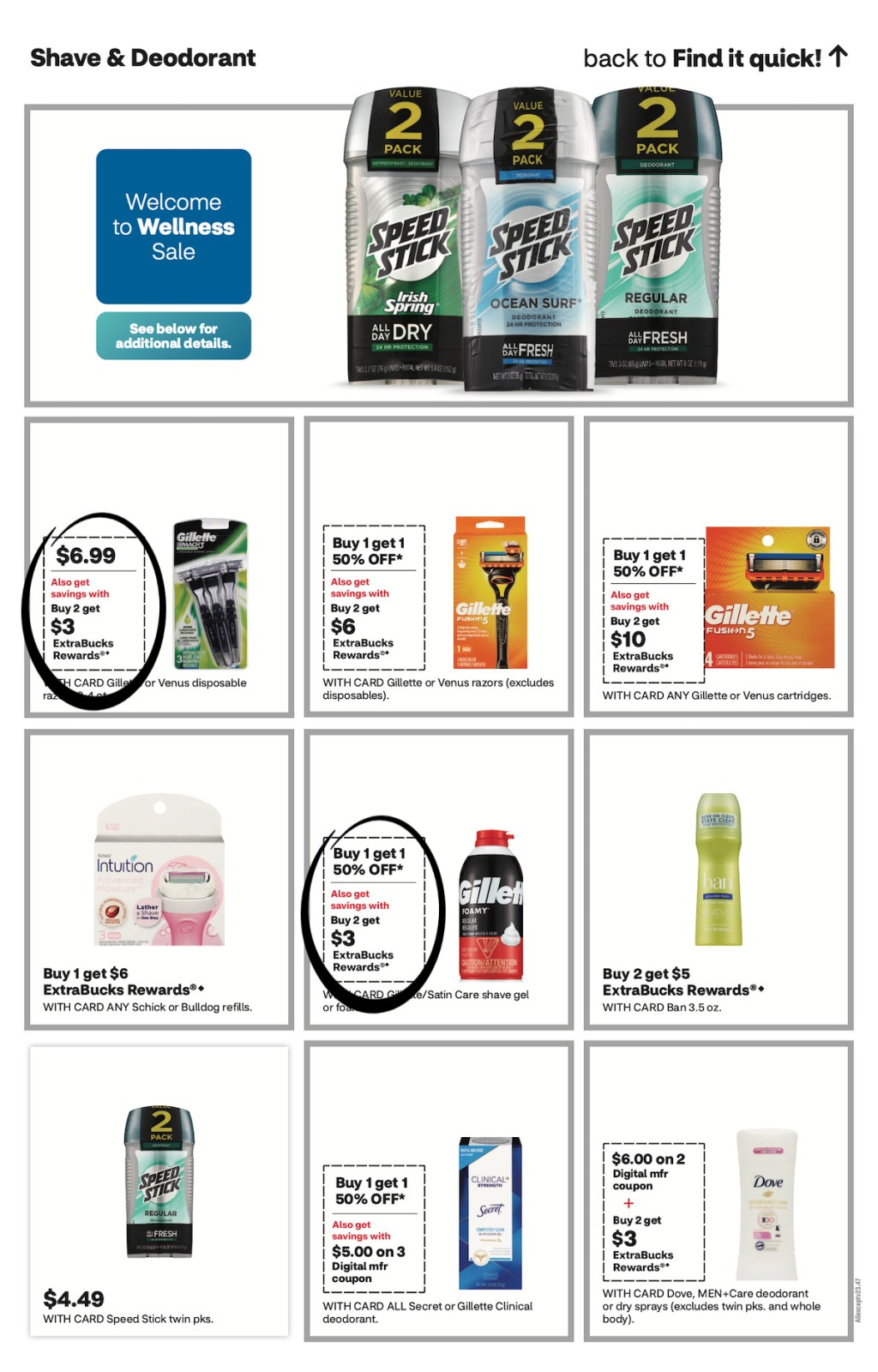 page from CVS ad