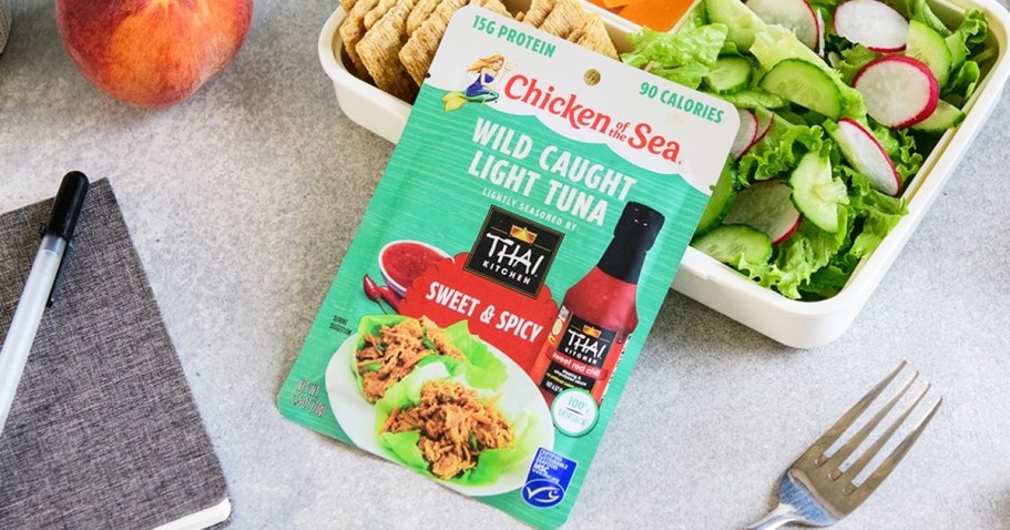 Chicken of the Sea Tuna Packets Only 75¢ After Walmart Cash (Lots of Fun Flavors)