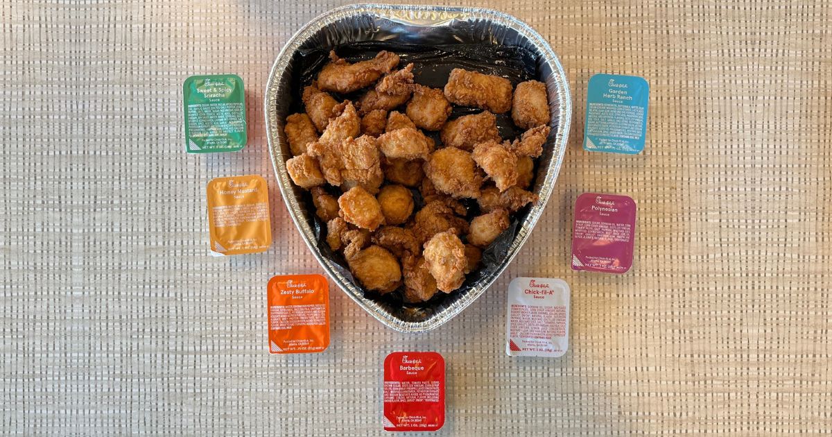 Chick-fil-A Heart-Shaped Trays Are Back (Nuggets, Chick-n-Minis, Cookies & More)