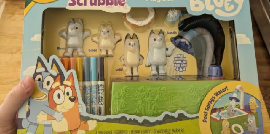 Bluey Crayola Scribble Scrubbie Playset Just $14.97 on Amazon (Reg. $33)