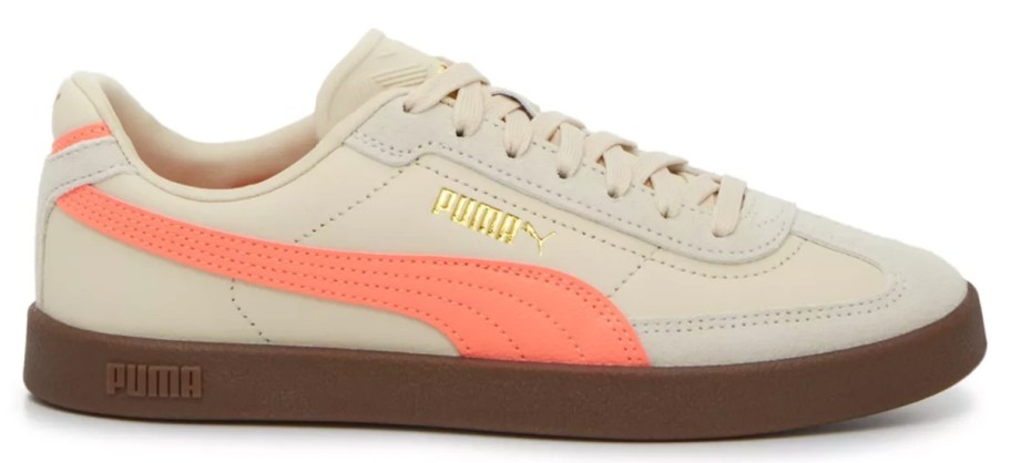 beige and peach womens low snwekars