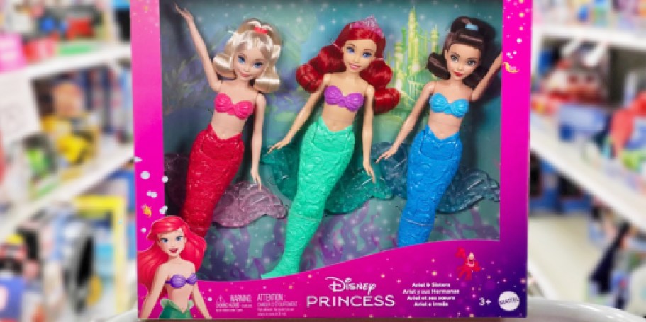 Disney Princess Mermaid Dolls 3-Pack Only $16.49 on Target.com (Regularly $33)