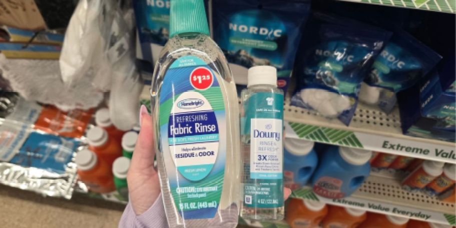 Does This Dollar Tree Fabric Rinse REALLY Compare to Downy?