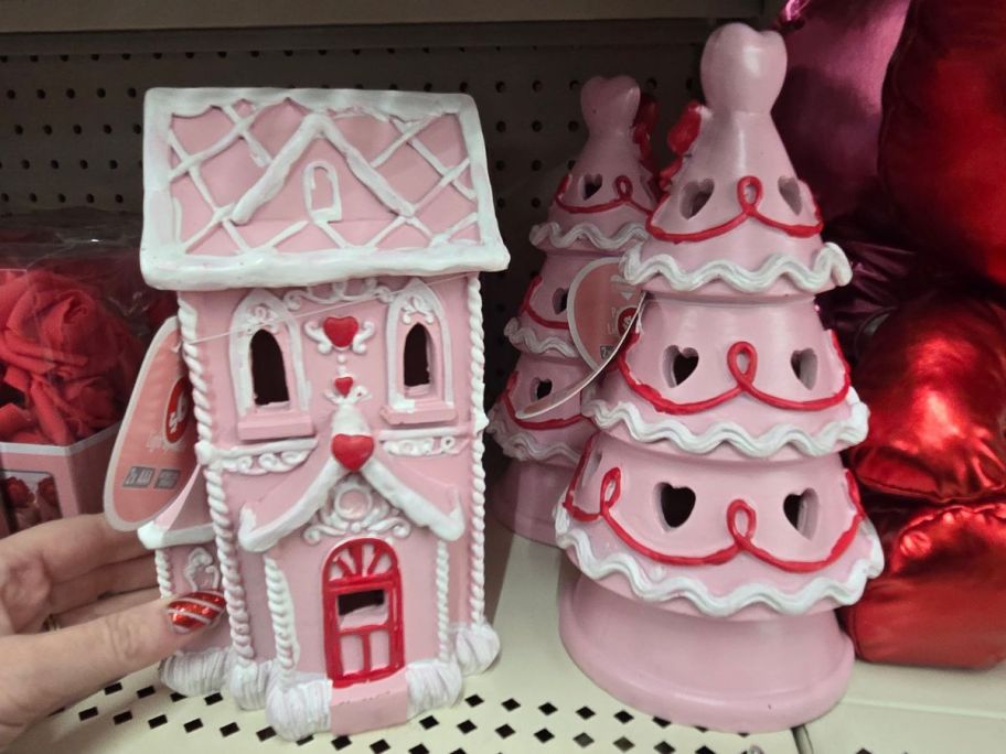 Valentine's Day house decorations at Dollar Tree
