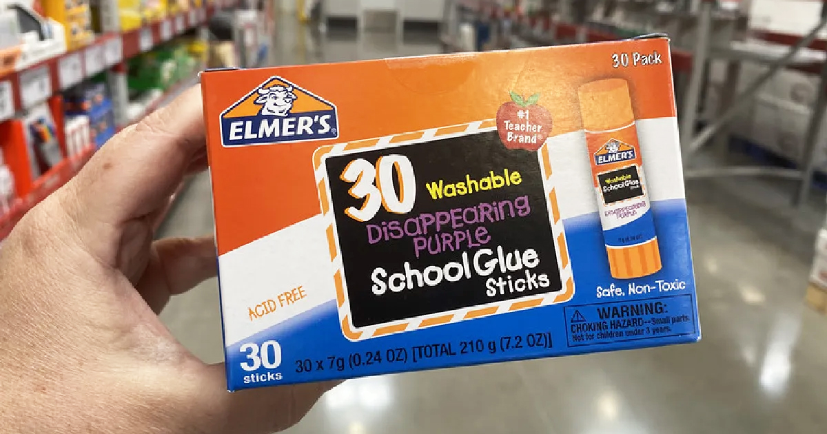Elmer’s Glue Sticks 30-Pack Only $5 Shipped on Amazon | Just 16¢ Each