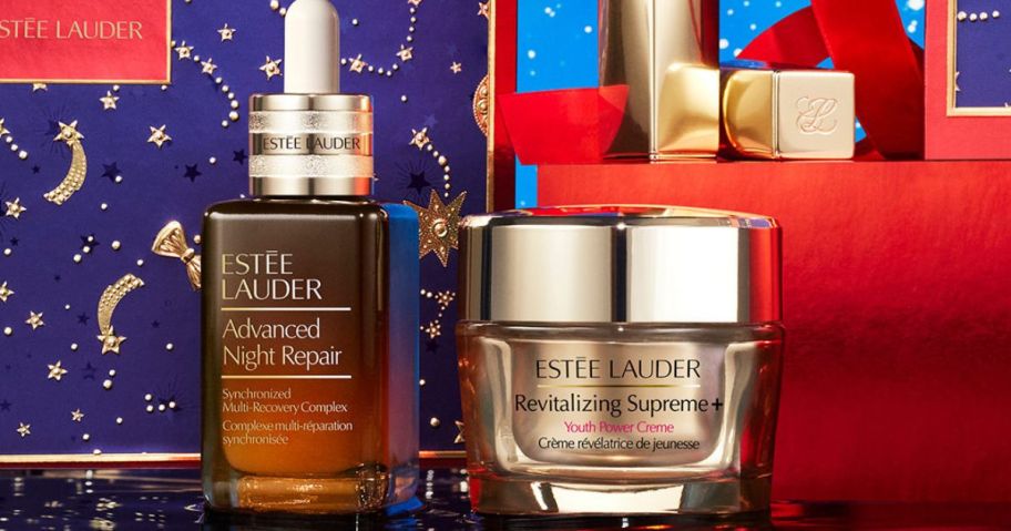 Estee Lauder Advanced Night Repair Serum and Revitalizing Supreme+ Youth Power Creme