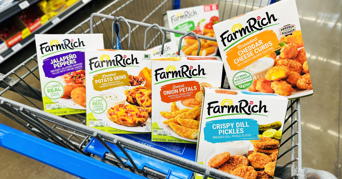 75¢ Off Farm Rich Frozen Snacks or Appetizers Coupon (+ Walmart Deal