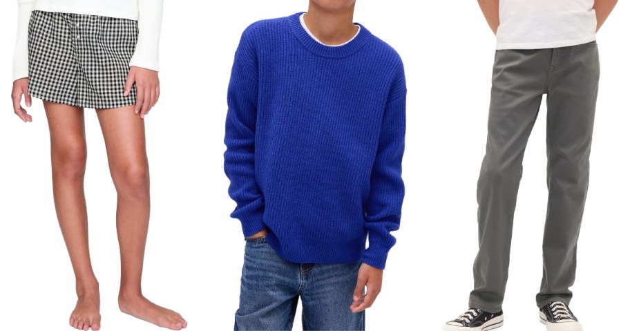 Stock images of GAP kids clothing