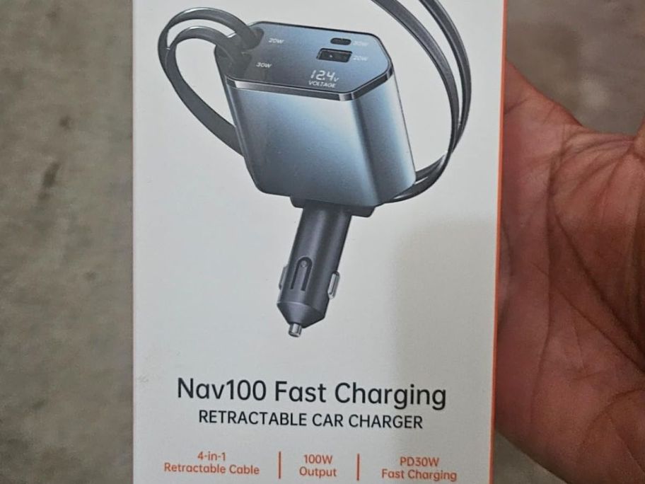 GUSGU 100W Retractable Car Charger