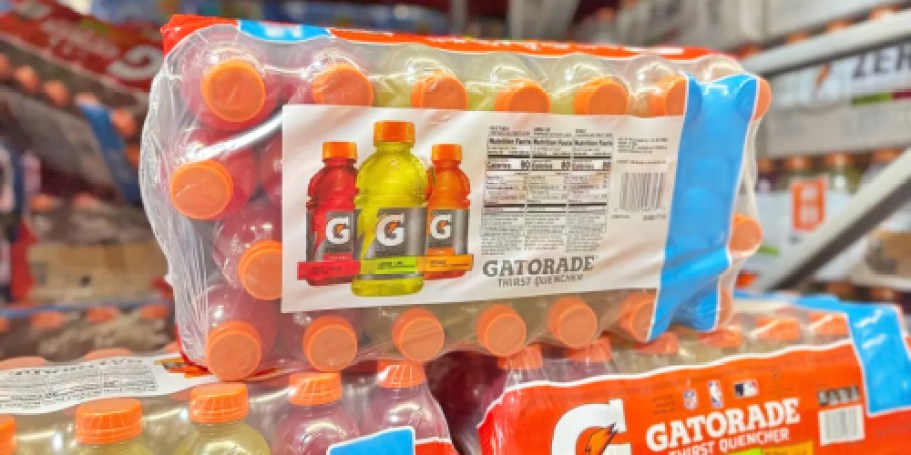 Gatorade Thirst Quencher 24-Count Variety Pack Only $10.81 on SamsClub.com (Just 45¢ Each)