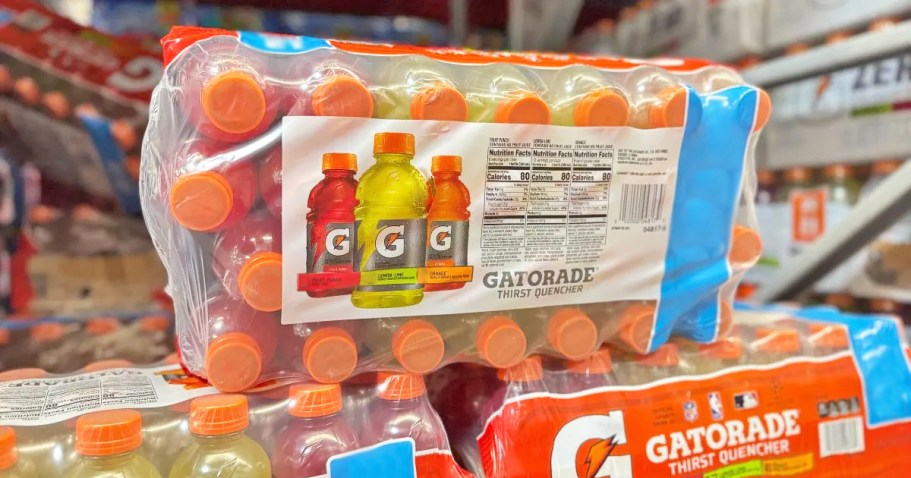 Gatorade Thirst Quencher 24-Count Variety Pack Only $10.81 on SamsClub.com (Just 45¢ Each)