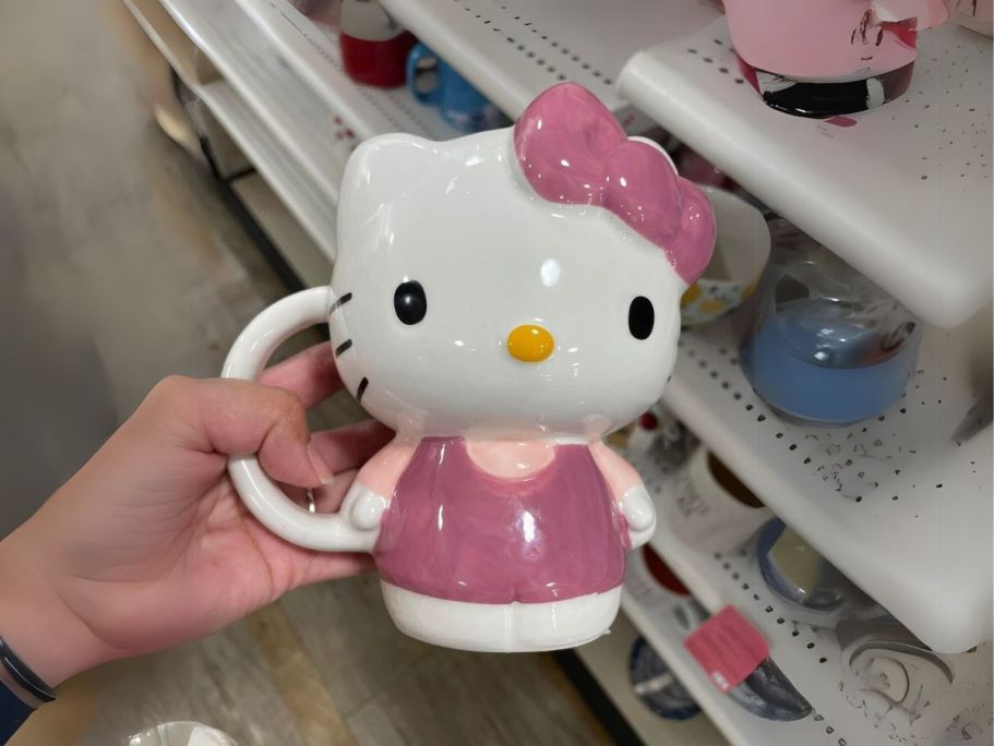 NEW Hello Kitty Collection at TJ Maxx + FREE Shipping | Mugs, Bakeware, Blankets, & More!