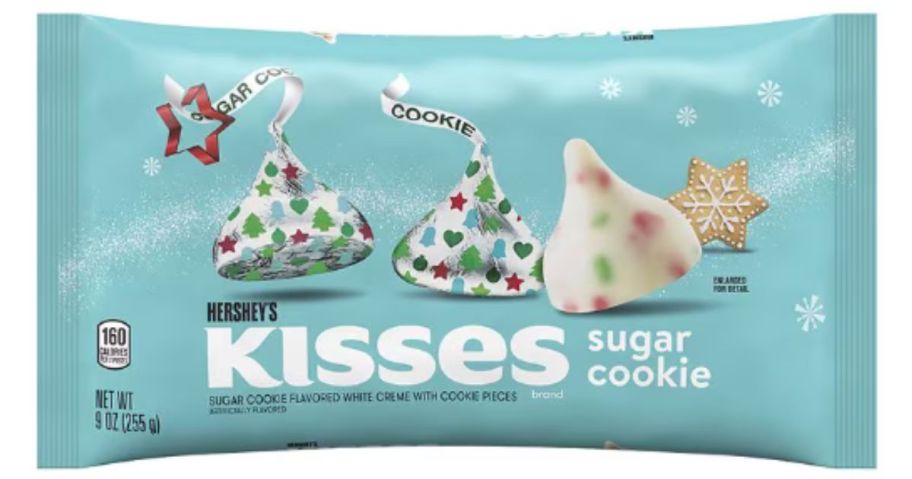 Hershey's Kisses Sugar Cookie 9oz Bag stock image