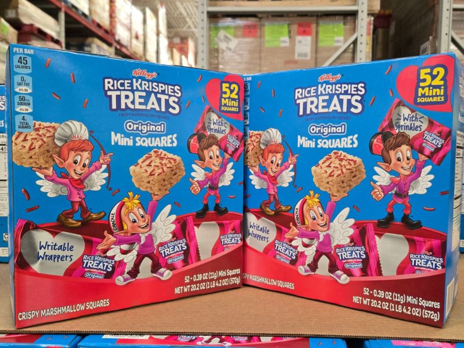 Kellogg's Rice Krispies Treats Valentine Square Minis 52-Count in store