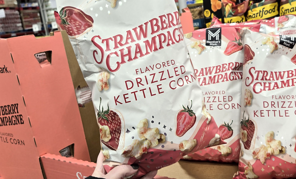 NEW Valentine’s Day Treats at Sam’s Club | Strawberry Champagne Kettle Corn, Cheesecake & More!