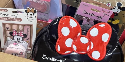 Minnie Mouse Travel Pouch + FOUR Creme Beauty Items Only $28 Shipped ($62.50 Value)