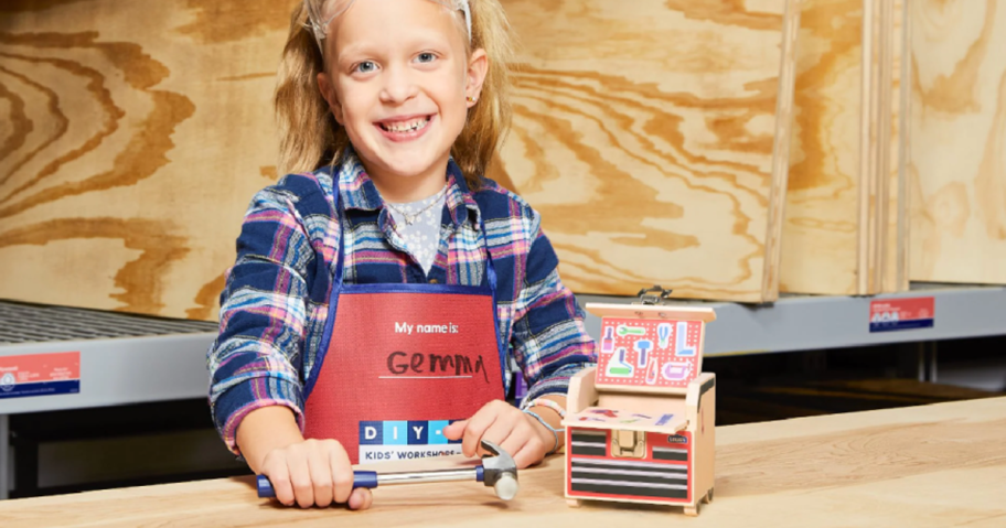 Lowe's Tool Box Workshop for Kids