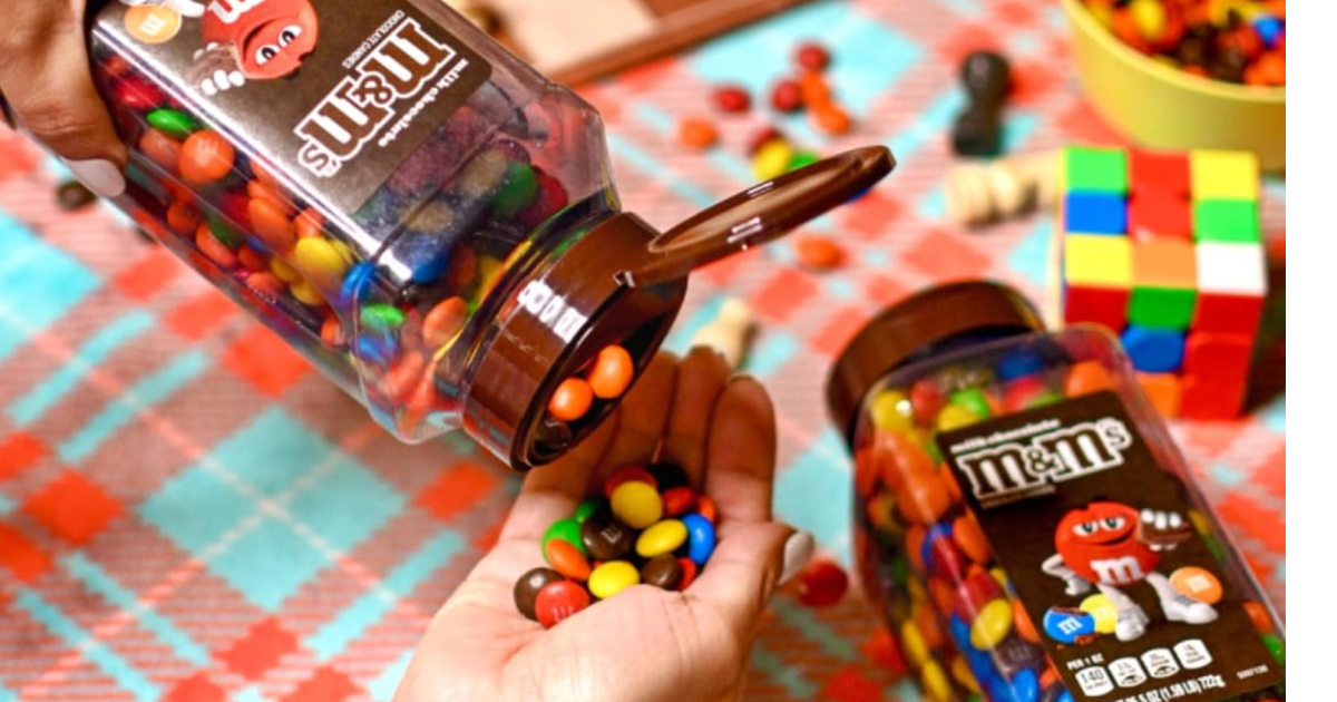 M&M’s 25oz Resealable Bulk Candy Jars ONLY $5 on Walmart.com (Reg. $10)