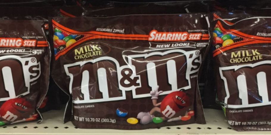 M&M’s Candy Sharing Size Bags Just $3.80 Each on CVS.com (Reg. $7)