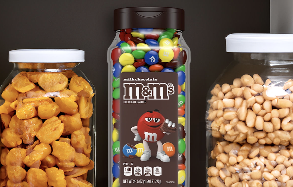 M&M’s 25.5oz Resealable Bulk Candy Jars ONLY $5 on Walmart.com (Reg. $10)