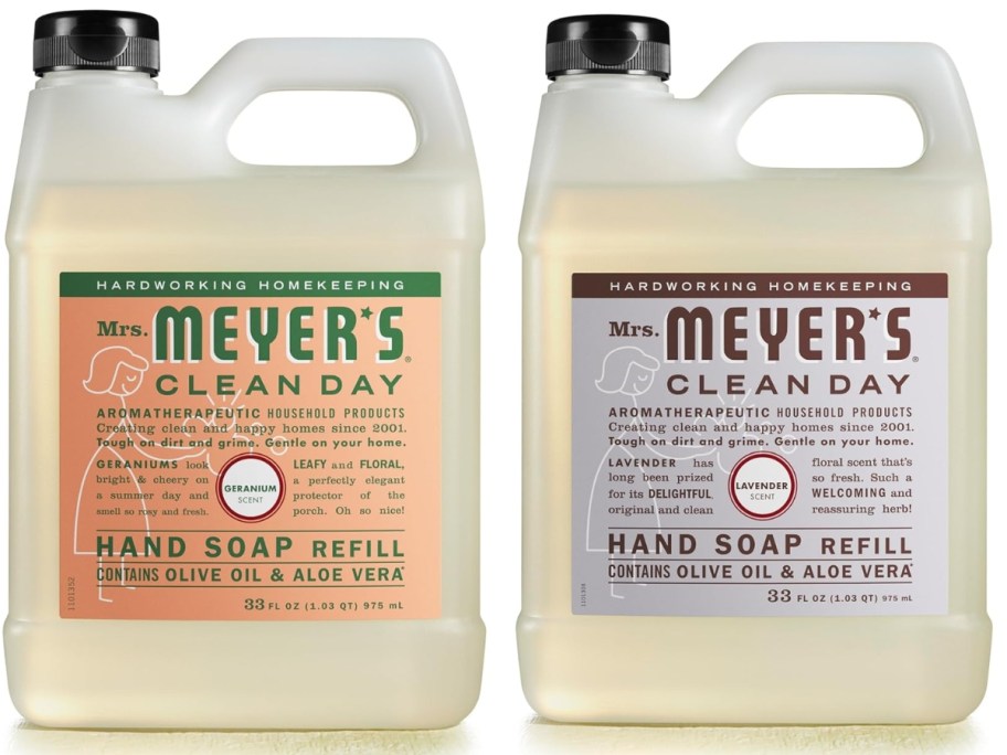 Mrs. Meyer's Hand Soap Refill 33oz in Geranium and Lavender