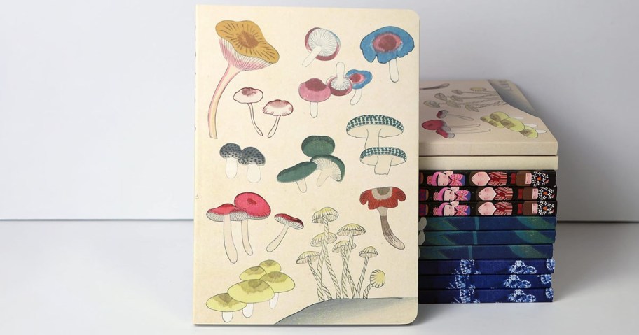 Mushroom Lined Paperback Journal