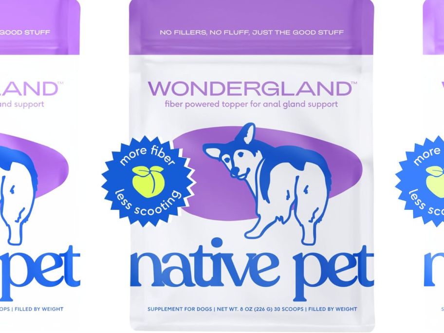 Native Pet Wondergland Dog Anal Gland Treatment 30-Scoop stock image