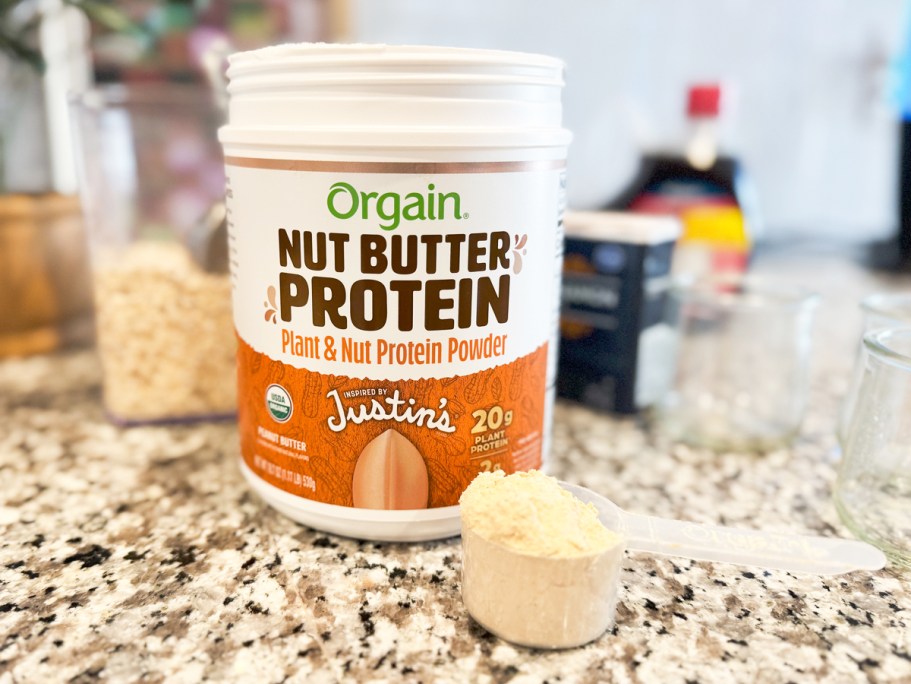 Orgain Justin’s Nut Butter Protein Powder Tub Only $16 Shipped on Amazon (Reg. $34)
