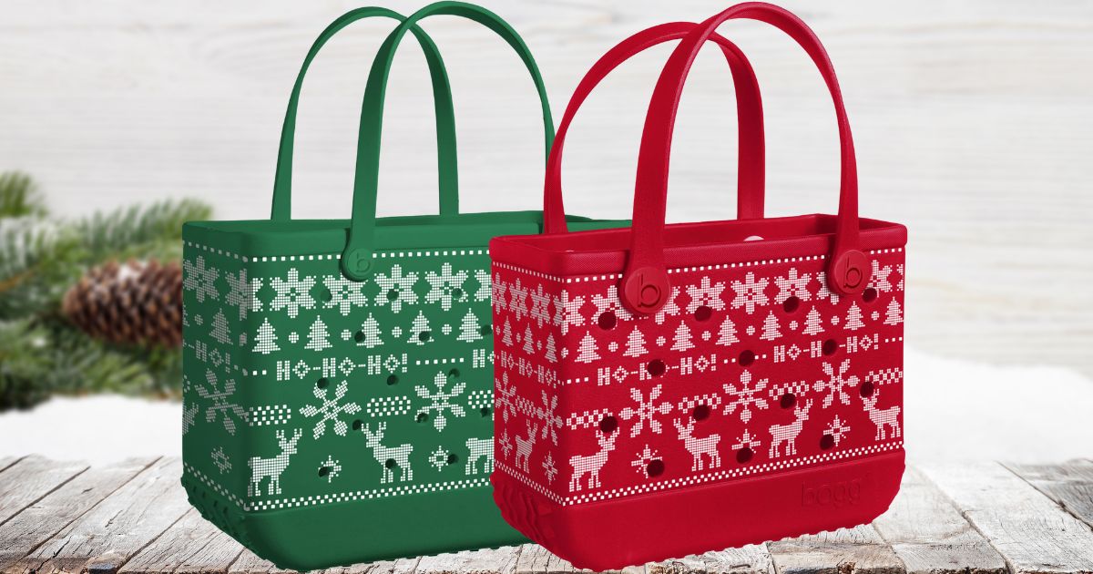 Original Bogg Bag Ugly Sweater Red Special Edition main image 1