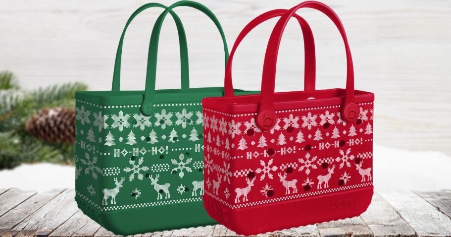 HURRY! Bogg Bag Ugly Christmas Sweater Tote ONLY $40 (Reg. $100) + More on Sale