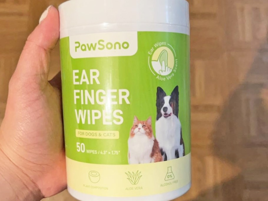 Pet Ear Cleaning Wipes 50-Count ONLY $1.90 Shipped on Amazon (Regularly $14)