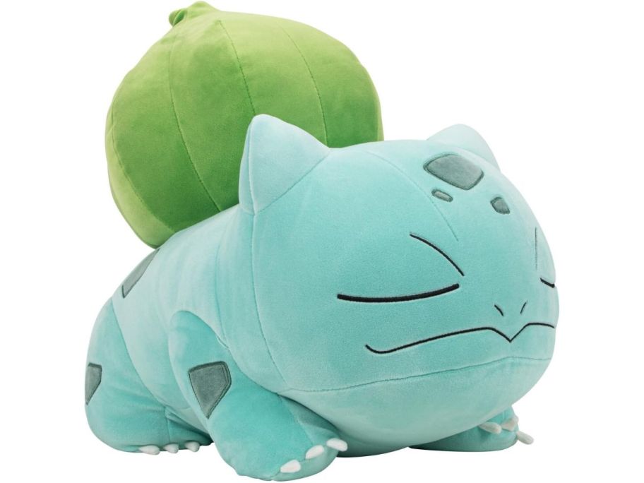 Pokemon Bulbasaur Sleeping Plush stock image